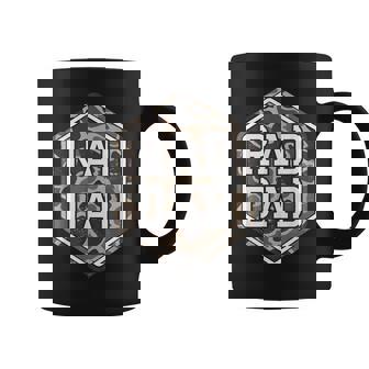Rad Dad Camouflage Society Papa Daddy Happy Father's Day Coffee Mug - Monsterry