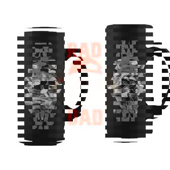 Rad Dad Raccoon Father Day Rad Cool Dad Coffee Mug | Mazezy