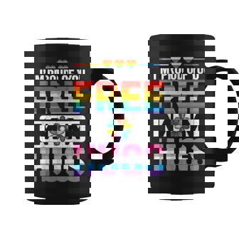 Rainbow Free Mom Hugs Lgbtq Pride Month Trendy Lgbt Coffee Mug - Thegiftio