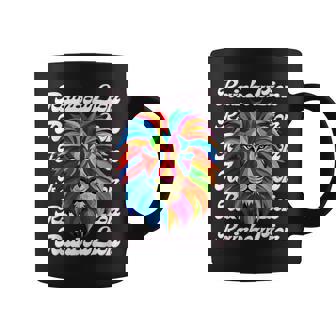 Rainbow Lion かっこいい おしゃれ ロゴ コーヒーマグ - Kawaiitshirt