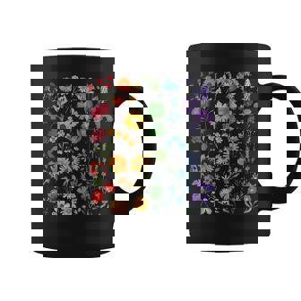 Rainbow Wildflower Lgbt Gay Lesbian Pride Month Coffee Mug - Thegiftio