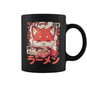 Ramen Fox Loving Kawaii Neko Fox Tasse - Cadeauxyz