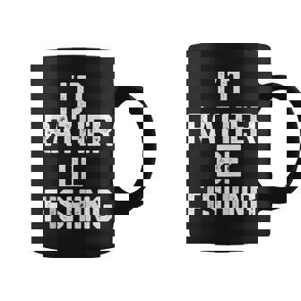 Rather Be Fishing Father's Day Grandpa Dad Papa Coffee Mug - Thegiftio