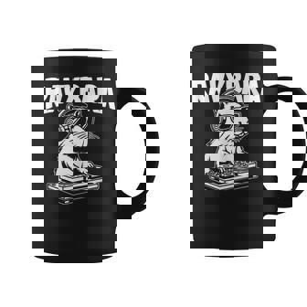 Rave Tocadiscos Festival Música Dubstep Techno In Mangas Taza de café - Regaloses