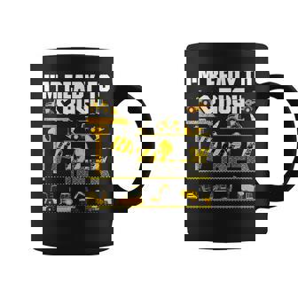 Ready To Crush Pre-K Construction First Day Of School Boys Coffee Mug | Mazezy