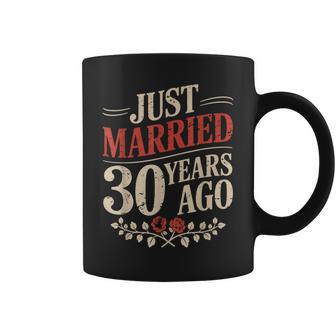 Recién Casados 30 Años Para Hombres 30 Aniversario De Boda Divertido Taza de café - Regaloses