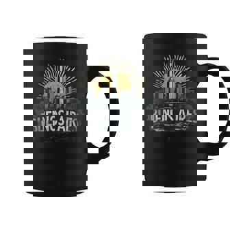 Recuerdointage Paisaje Retro Buenos Aires Taza de café - Regaloses