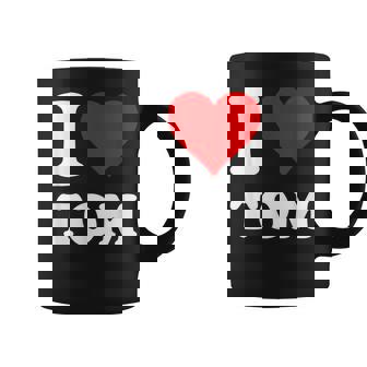 Red Heart I Love Tom コーヒーマグ - Kawaiitshirt