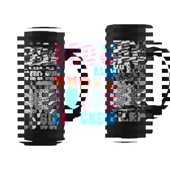 Red White Blue L&D Crew Labor Delivery Nurse 4Th Of July Coffee Mug - Monsterry