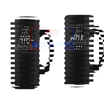 Red White And Blueberries Christian Patriotic Coffee Mug | Mazezy