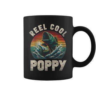 Reel Cool Poppy Fishing Poppy Father's Day Fisherman Fish Coffee Mug - Monsterry