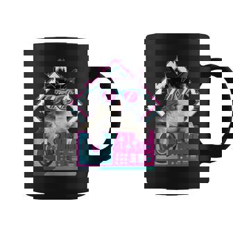 Regalos Para Amantes De Los Gatos Dj Cat I Amante De Los Gatos I Disc Jockey I Dj Gato Manga Larga Adulto Hombre Taza de café - Regaloses