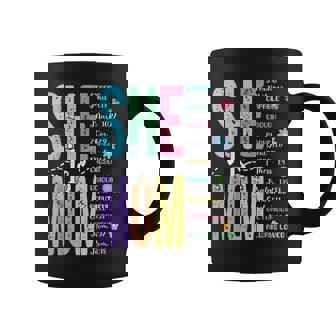 Religious Mama She Is Mom Bible Verse Christian Coffee Mug - Monsterry