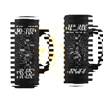 Renaissance Festival Will Joust For Beer Medieval Ren Faire Coffee Mug - Monsterry