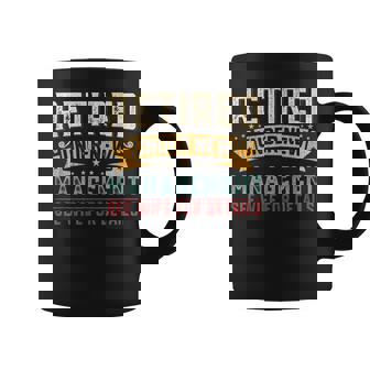 Retired Under New Management See Wife Retirement Men Coffee Mug - Thegiftio