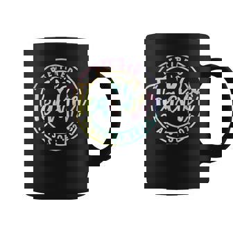 Retired Teacher Class Of 2025 Tie Dye Retirement School Coffee Mug | Mazezy