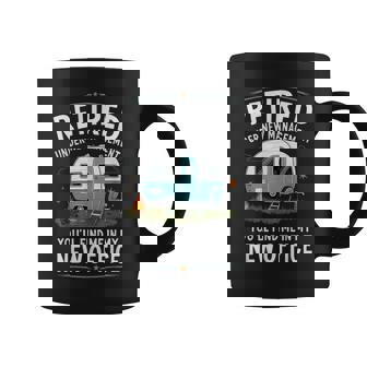 Retirement Retired Camper Camp Camping Coffee Mug - Thegiftio