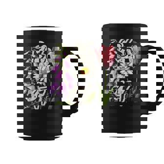 Retro 8647 Vintage Foxglove Daisy Tulip Coffee Mug - Thegiftio