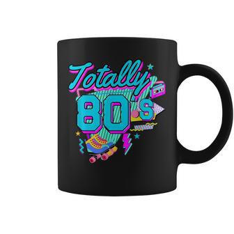 Rétro Années 1980 Coloré Totally 80'S 80 Rave Fête À Thème Tasse - Cadeauxyz