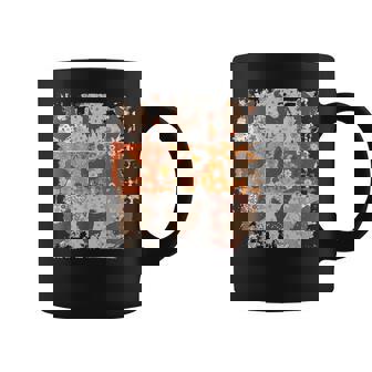 Retro Boho Chicken Farm Chicken Floral Mother's Day Coffee Mug - Monsterry
