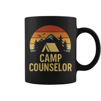 Retro Camp Counselor Tent Summer Outdoor Coffee Mug - Monsterry