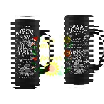 Retro Floral Mama Flower Happy Mother's Day Girls Coffee Mug - Thegiftio UK