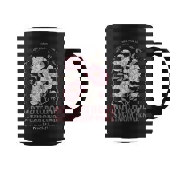 Retro Floral Motherhood Is Kingdom Work Christian Mother Day Coffee Mug - Monsterry