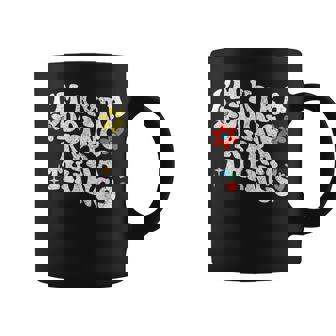 Retro Groovy Im Kyra Doing Kyra Things Mother's Day Coffee Mug | Mazezy