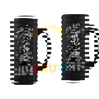 Retro Groovy Still Sober Bruh Skull Sobriety Aa Na Coffee Mug - Thegiftio