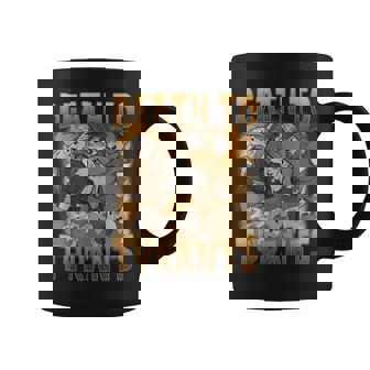 Retro Rabbit Death To Tyrants Vintage 90S For Women Coffee Mug | Mazezy