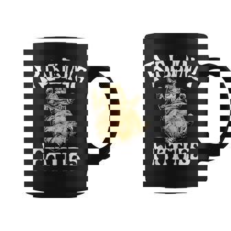 Retro Rolling Fatties Cat Fat Kitten Fathers Day Coffee Mug - Monsterry