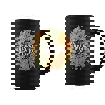 Retro Style Summer Sunflower Graphic For Oma Mother's Day Coffee Mug - Thegiftio UK