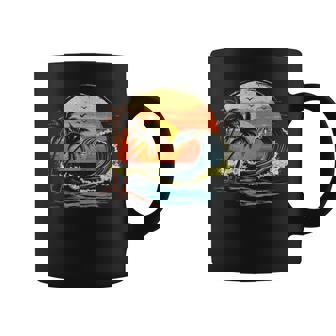 Retro Sunset Tropical Vintage Beach Palm Tree For Women Coffee Mug - Thegiftio
