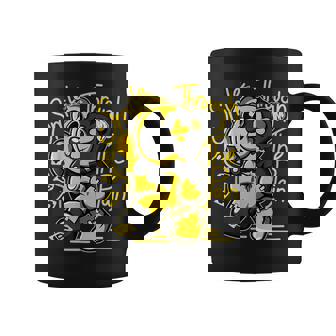 Retro Thunder Yellow 4S Black White Color Match Coffee Mug - Thegiftio