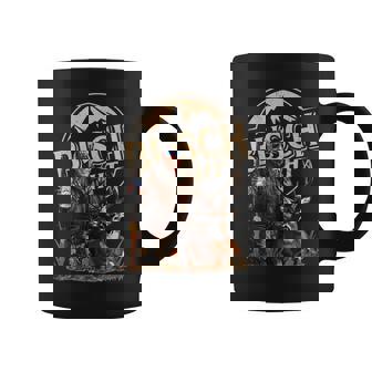 Retro Trump Hunting Deer Beer Drinking Hunting On Back Coffee Mug - Thegiftio UK