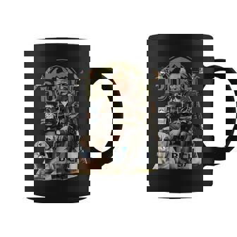 Retro Trump Hunting Deer Beer Drinking Beer Hunting Coffee Mug - Monsterry