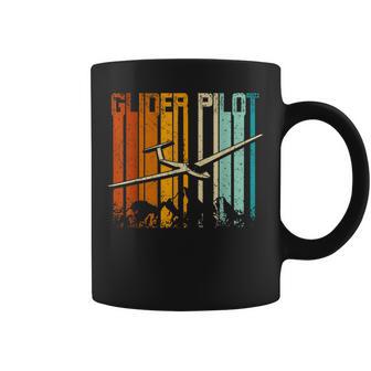 Retrointage Glider Piloto Taza de café - Regaloses