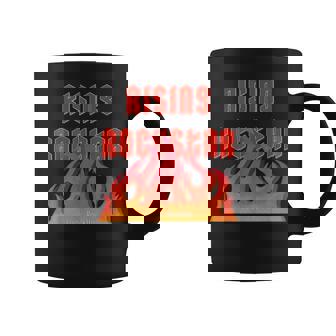 Rising Rockstar Fire Rocker Music Fun ロジックロックスター フェスティバル コーヒーマグ - Kawaiitshirt