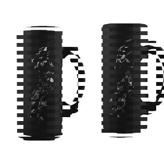 Rodeo Cowboy Horse Rider In Midnight Western Coffee Mug - Thegiftio