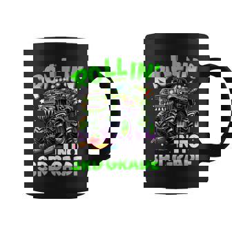 Rollin' Into 3Rd Grade Monster Truck Back To School Boys Coffee Mug | Mazezy