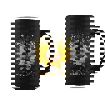 Rottweiler Mamá Girasol Con Perro Pata Día De La Madre Taza de café - Regaloses