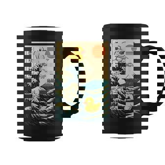 Rubber Duck Surfing Japanese Coffee Mug - Thegiftio