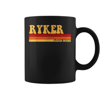 Ryker Nombre Personalizado Idea Hombres Retrointage Ryker Taza de café - Regaloses