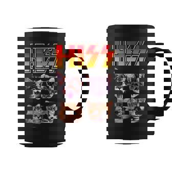 Hiss Cat Cat Lover Kittens Rock Music Cat Hiss コーヒーマグ - Kawaiitshirt