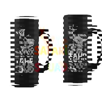 Safari Teacher Squad Guides Quietly Through Wild Days Coffee Mug - Thegiftio