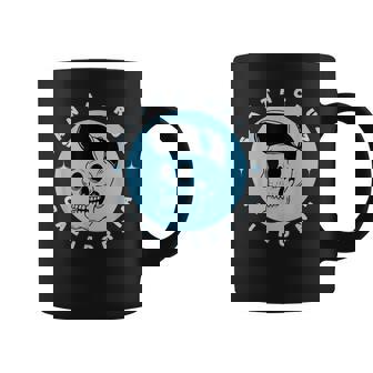Santa Cruz California レトロ 80年代スケータースケルトン コーヒーマグ - Kawaiitshirt