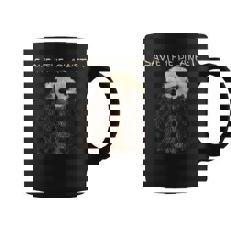 Save The Planet かわいいラッコ。 コーヒーマグ - Kawaiitshirt