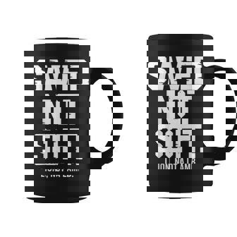 Saved Not Soft Christian Lion Not Lamb Backprint Coffee Mug - Thegiftio