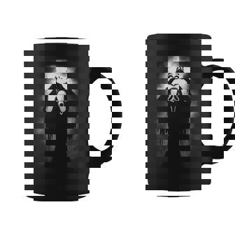 Scary Face Horror Creepy Ghost Heart Hands Halloween Spooky Coffee Mug - Thegiftio
