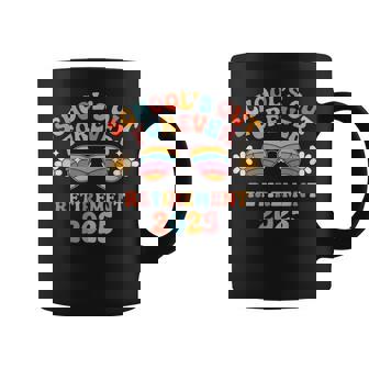 Schools Out Forever Sunglasses Teacher Retirement 2025 Coffee Mug - Monsterry